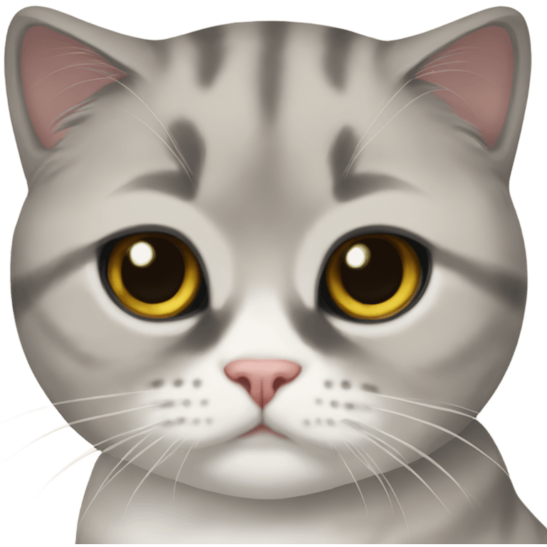 Cat Scottish Fold emoji