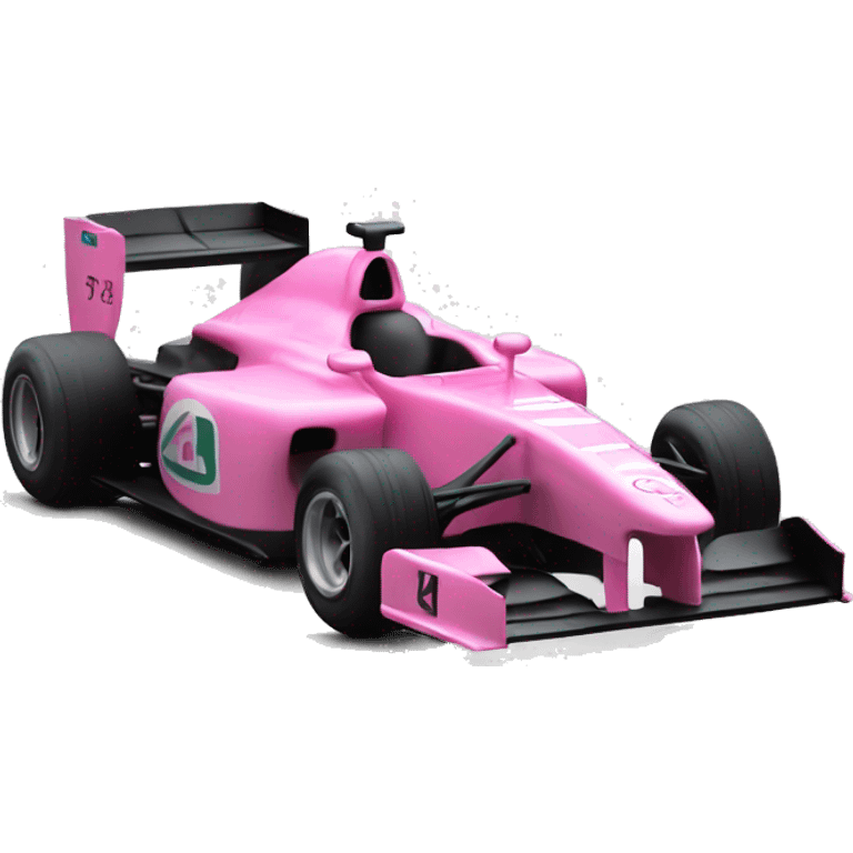 Car formula 1 pink emoji