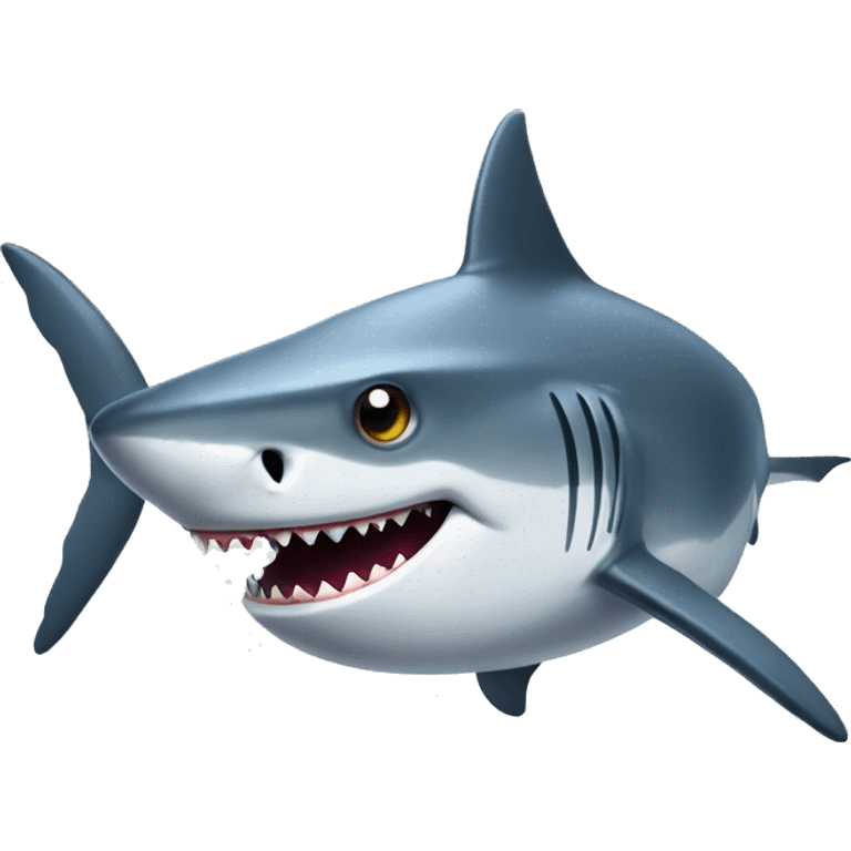 shark with monocle emoji