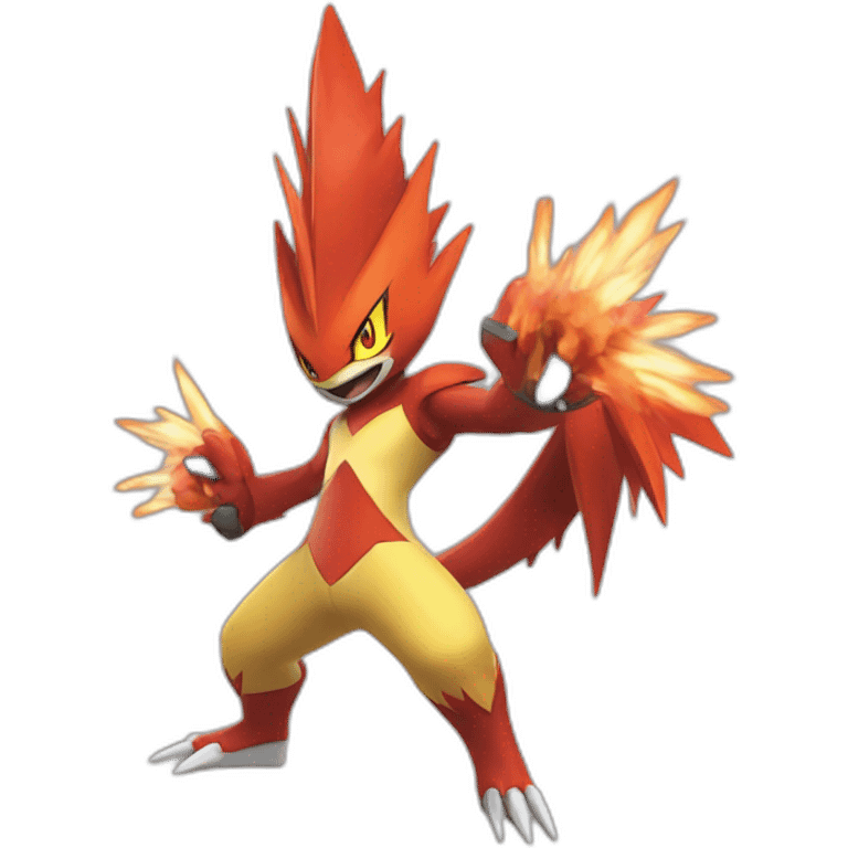 mega blaziken pokemon emoji