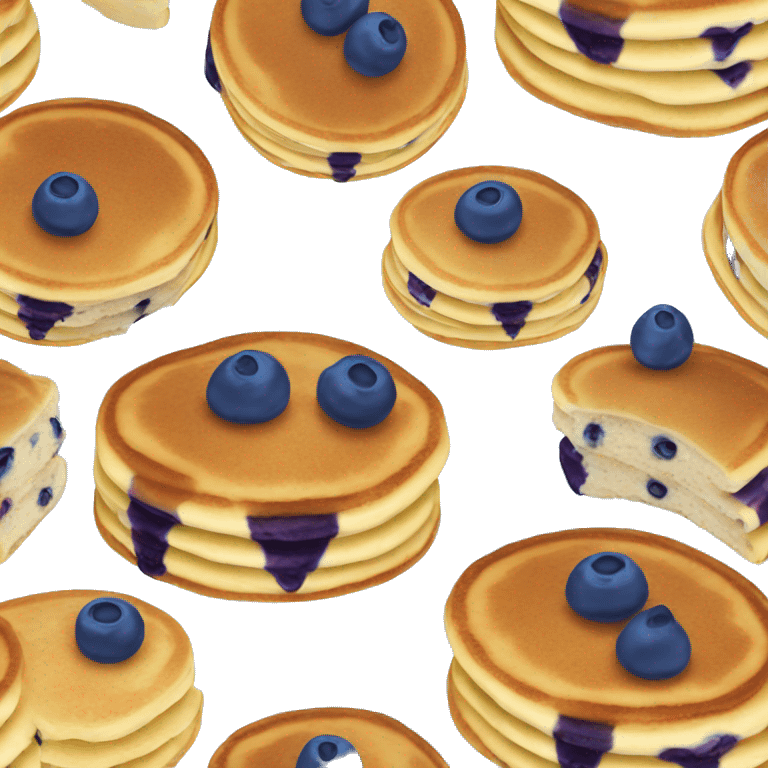 Blueberry pancakes  emoji