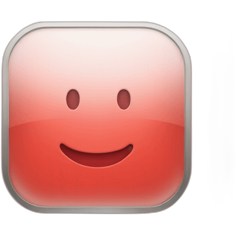 red square with rounded corners with a play button in the middle emoji