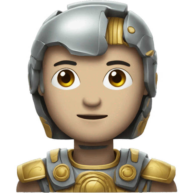 Roman man robot emoji