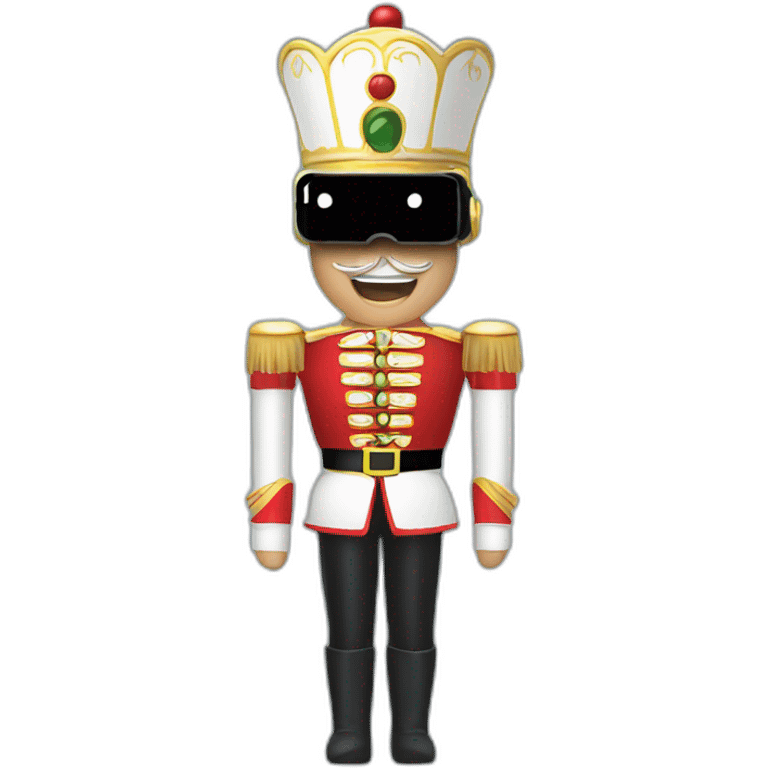 nutcracker in vr headset full body emoji