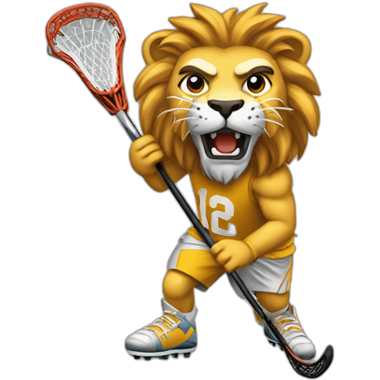 lacrosse lion emoji