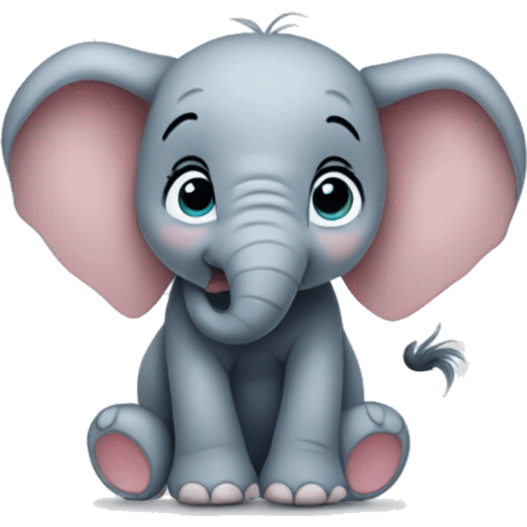 Cute elephant disney emoji