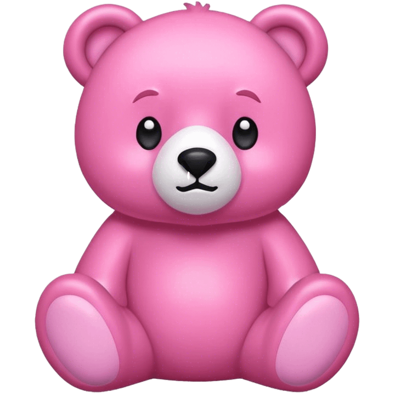 Pink bear  emoji