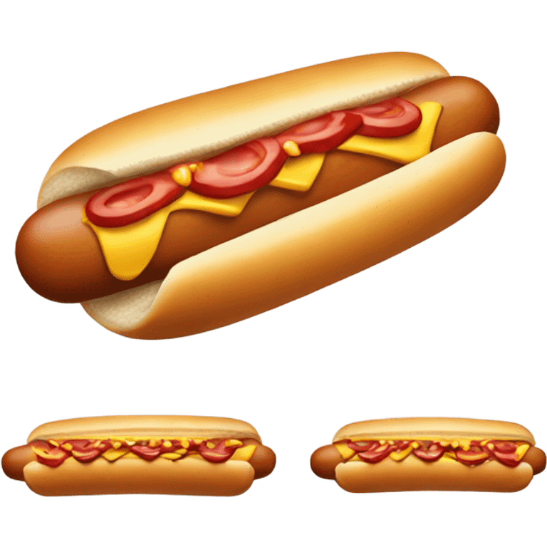 Hot dog  emoji