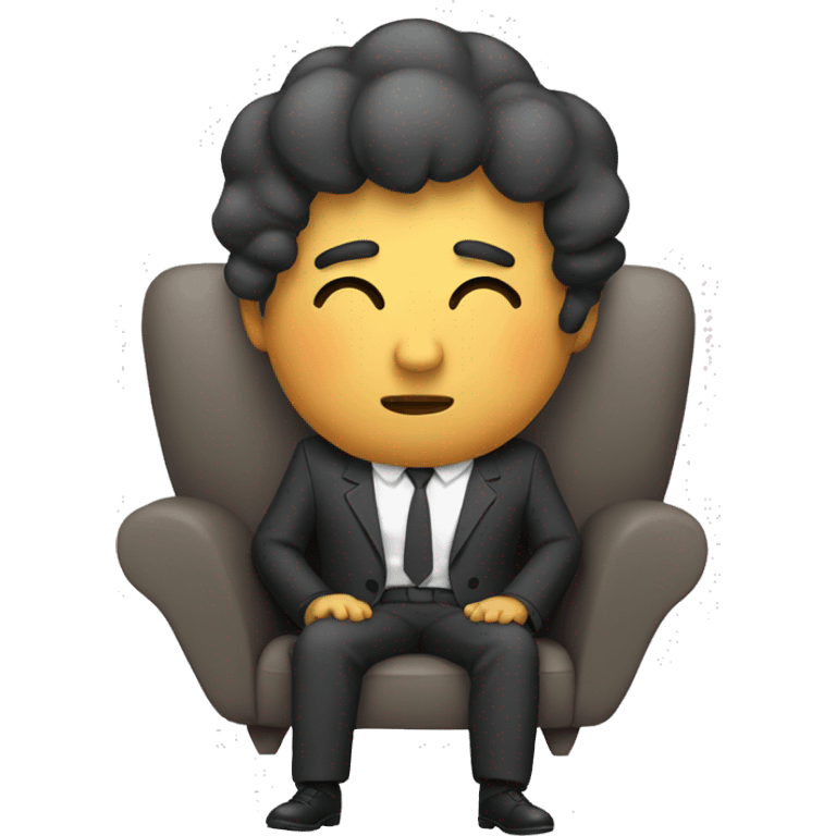 an in suit napping emoji