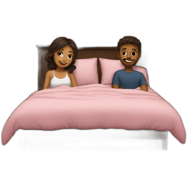 Couple au lit emoji