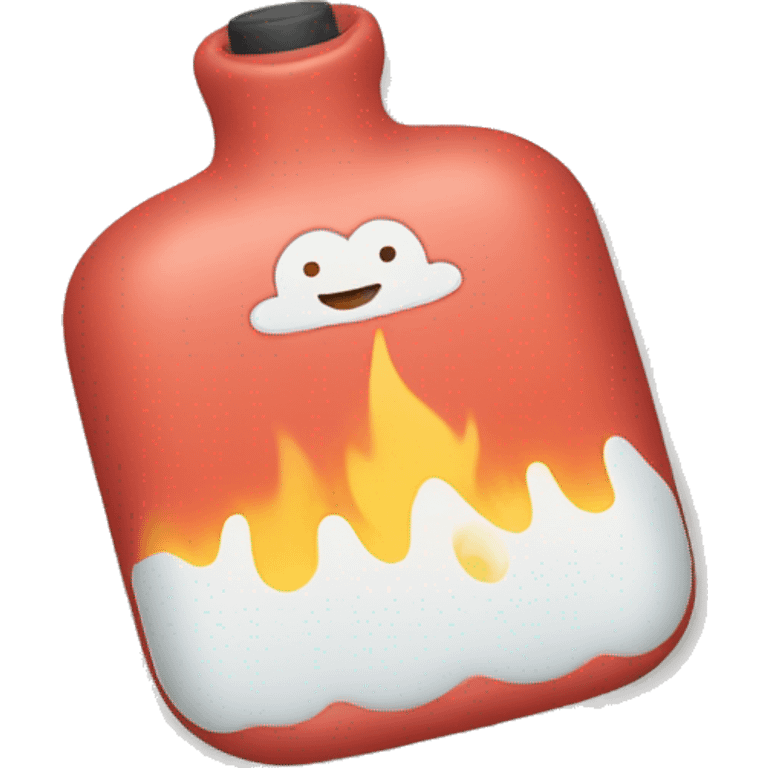 Hot water bottle emoji