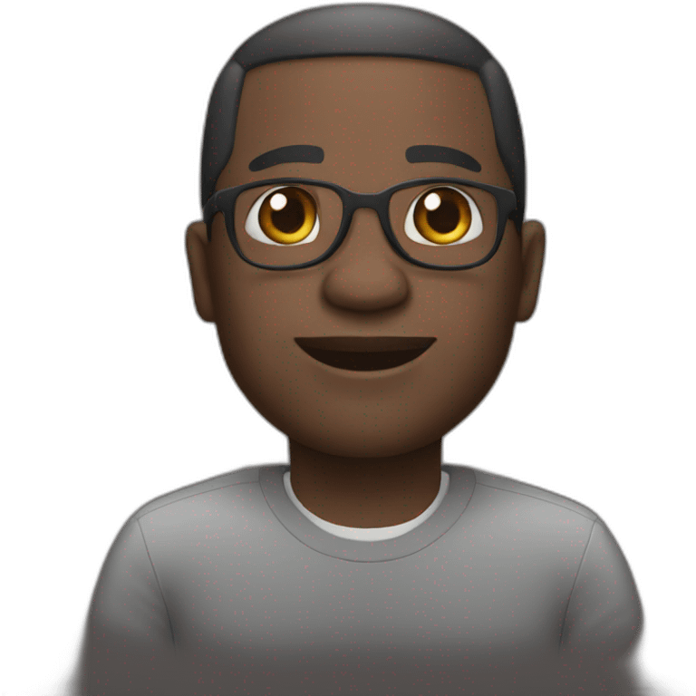 grown black man emoji