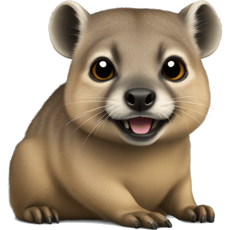 Hyrax animal emoji