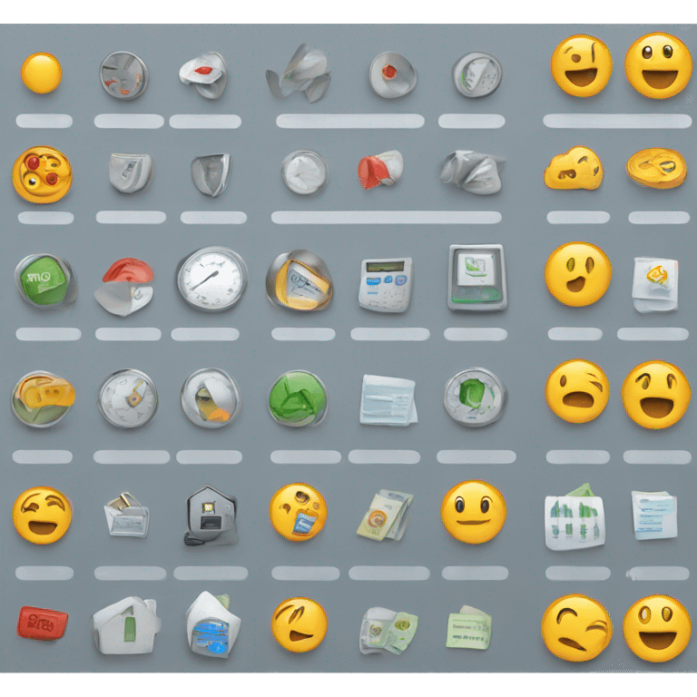 modern Financial dashboard emoji