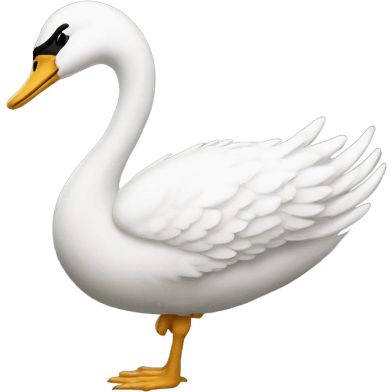 The warriors swan  emoji