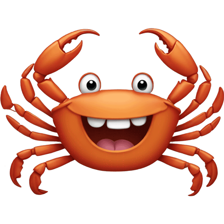 crab laughing  emoji