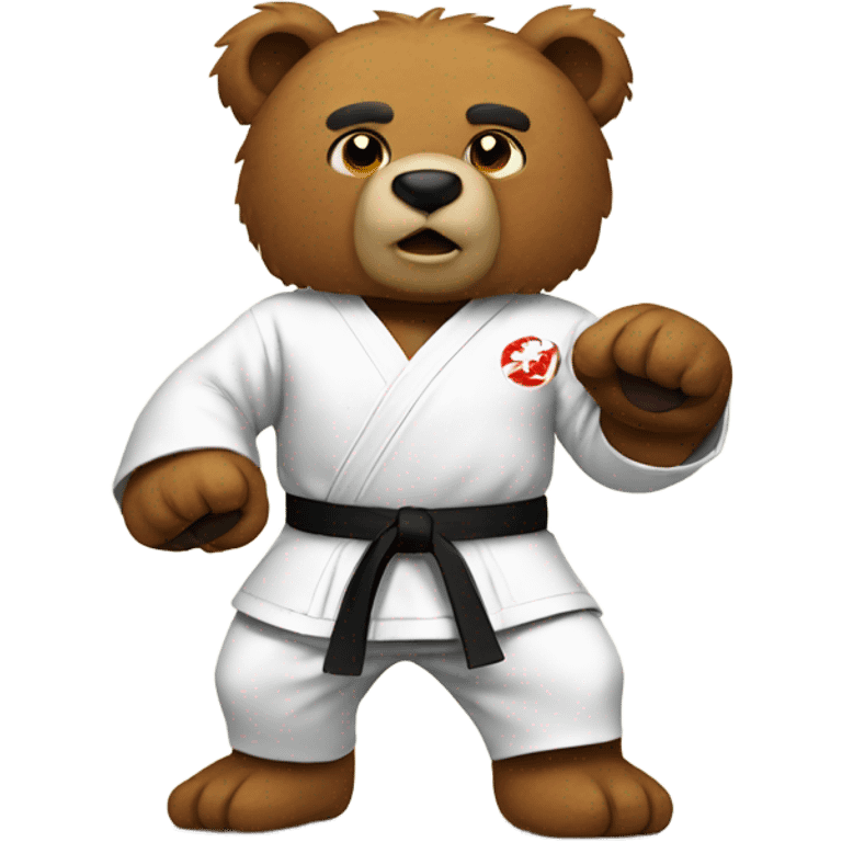 Karate Bear emoji