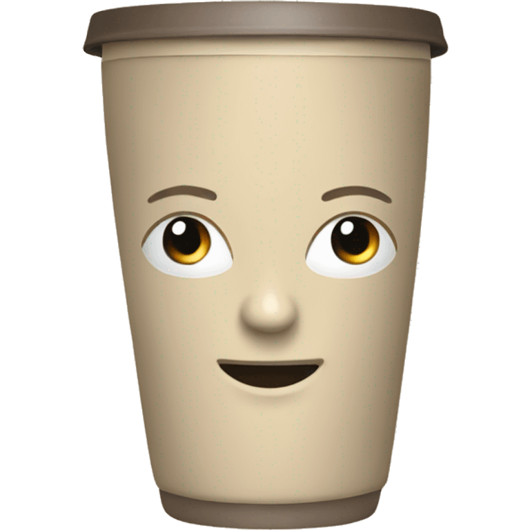 beige tumbler emoji