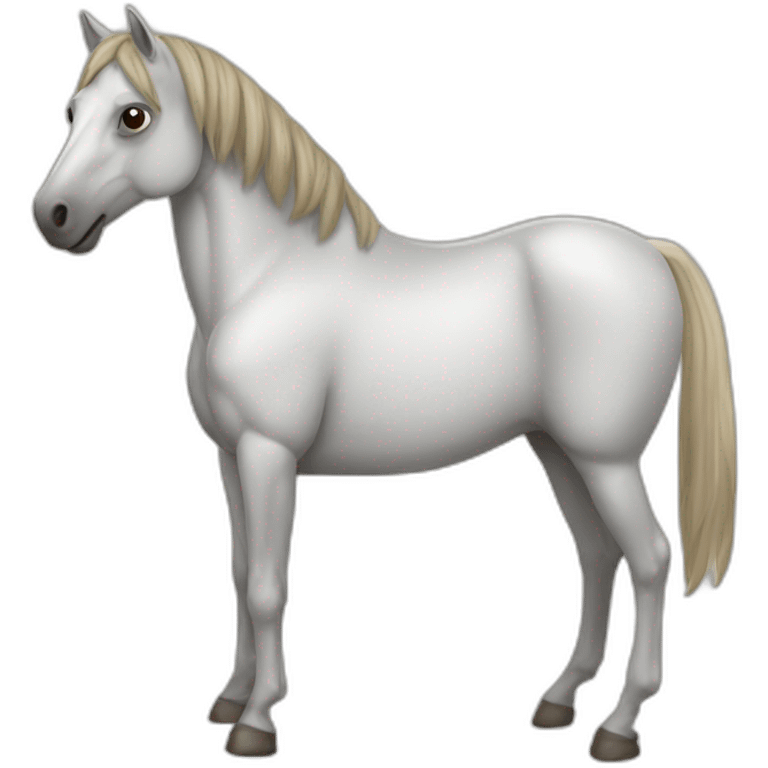 Cheval alezan emoji