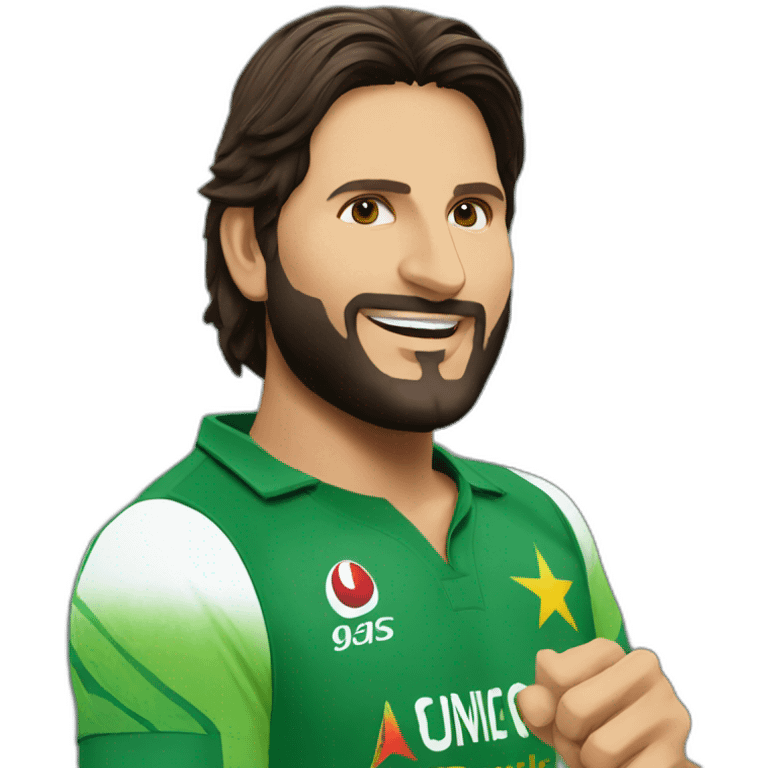 shahid afridi emoji