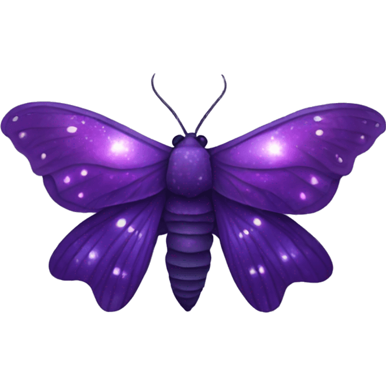 Purple Galaxy Moth emoji