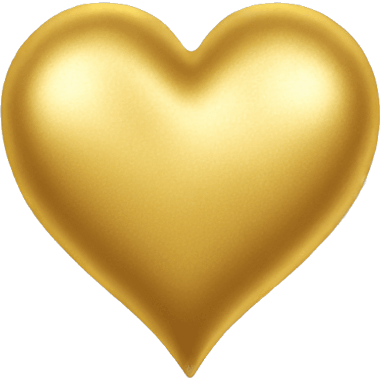 gold heart emoji