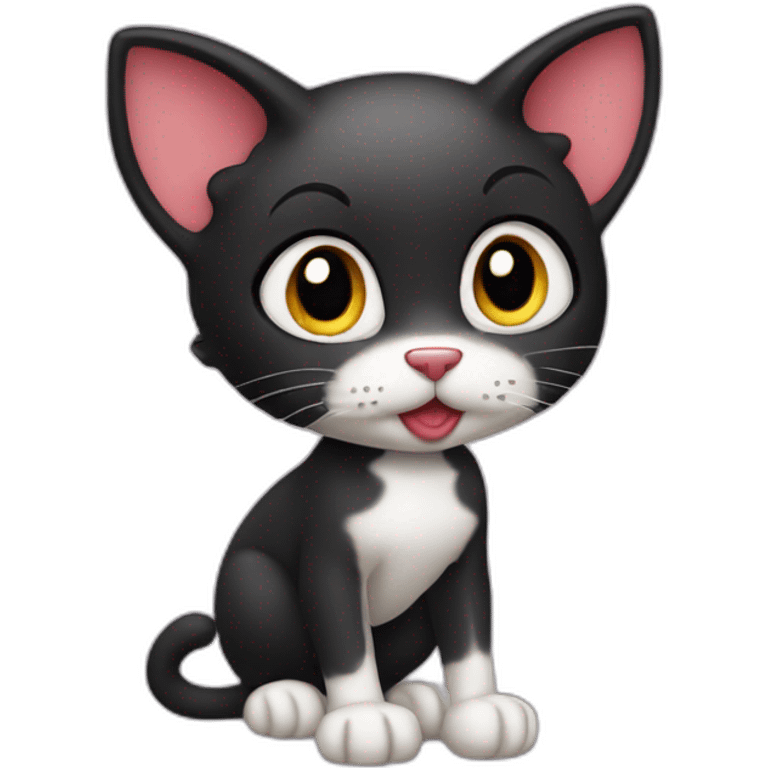 Cat Betty boop emoji