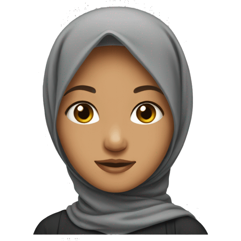 Young girl wearing hijab emoji