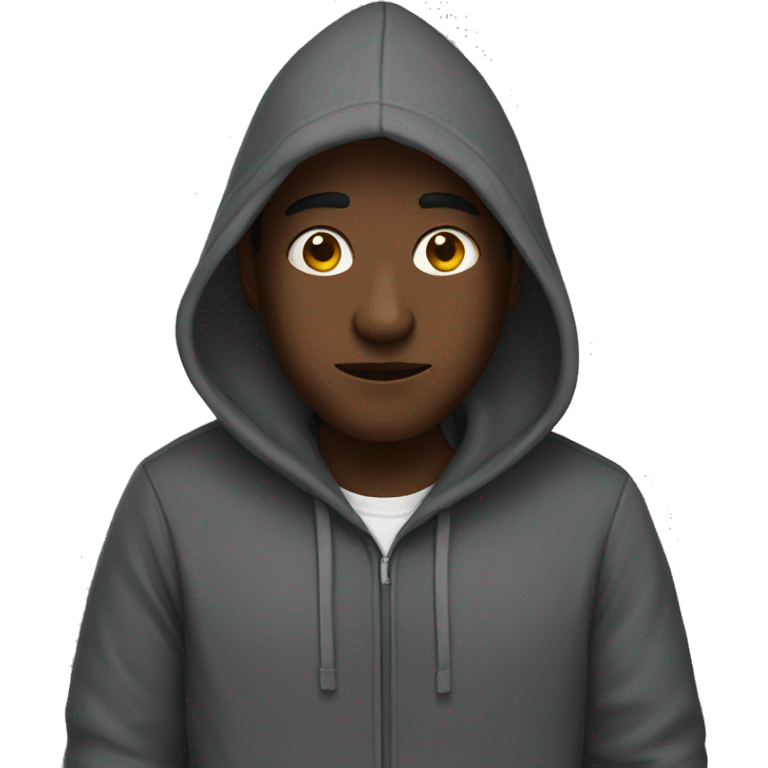 hoodie person emoji