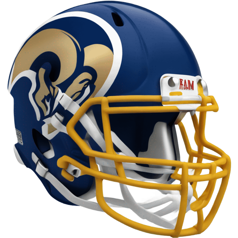 Los Angeles Rams helmet emoji