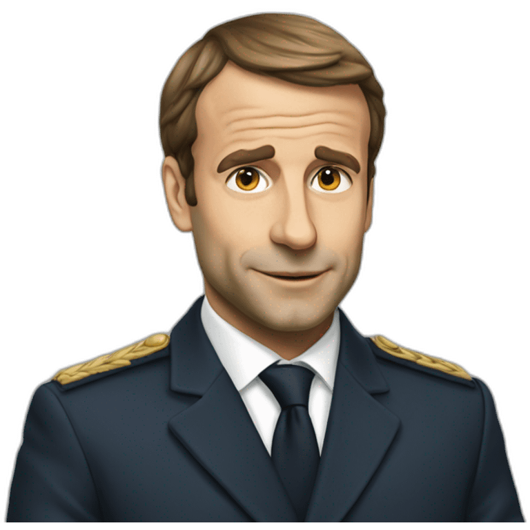 Macron pète emoji