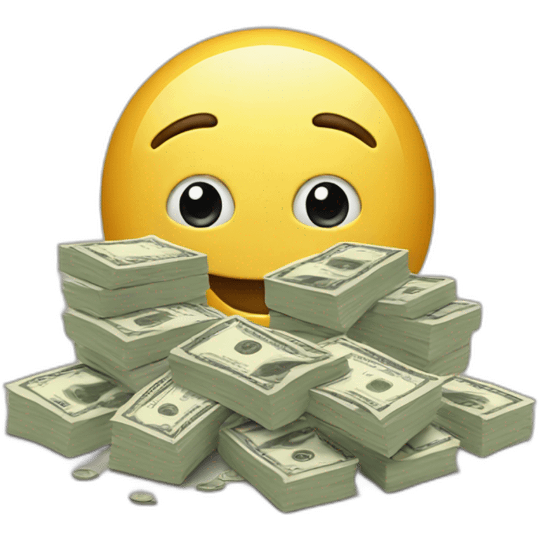 a lot of money emoji