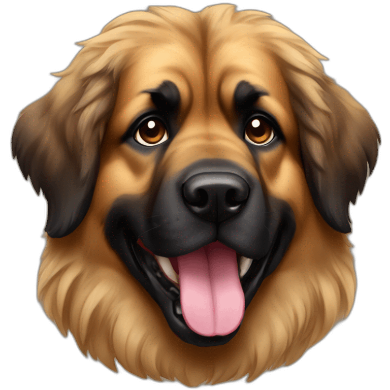 Leonberger dog emoji