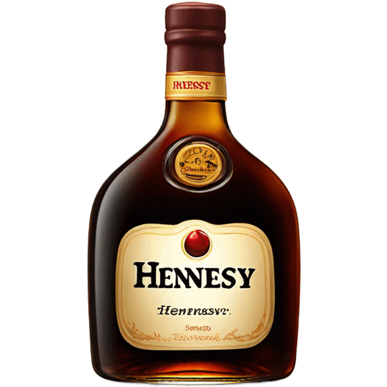 hennessy bottle  emoji