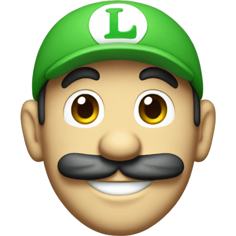 Luigi head  emoji