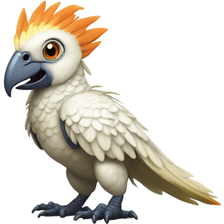 Cockatoo dinosaur  emoji