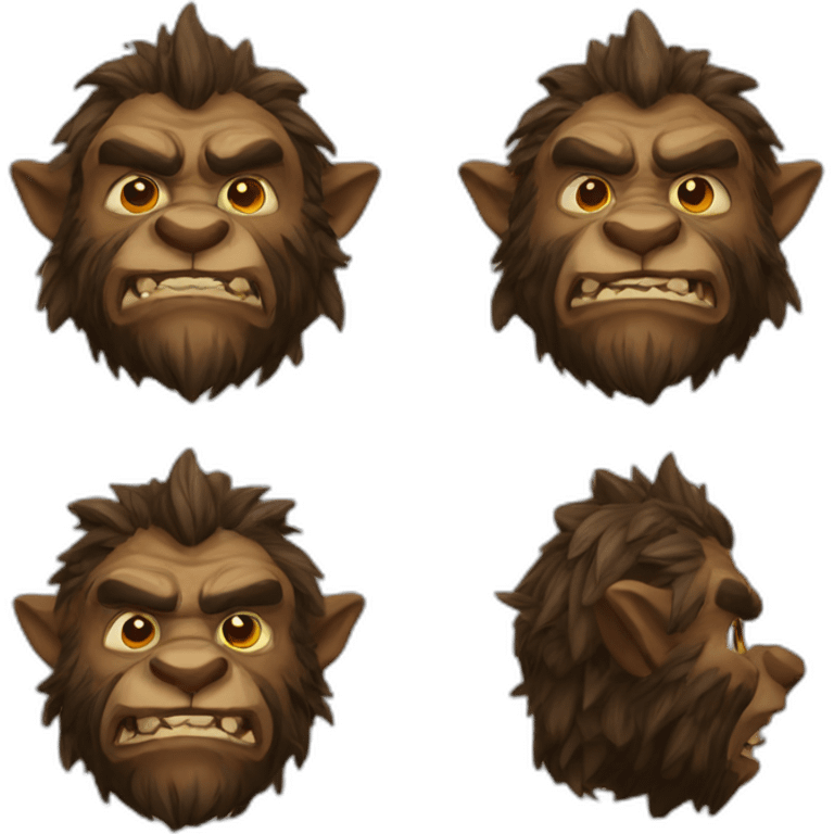 a bugbear emoji