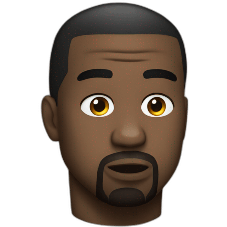 kanye west face emoji