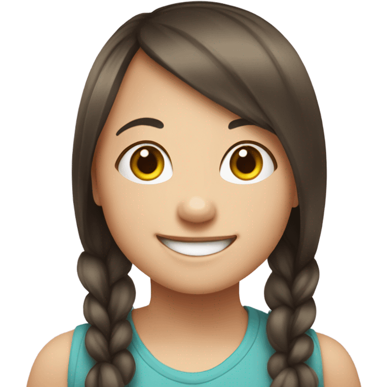 Girl with Down syndrome  emoji