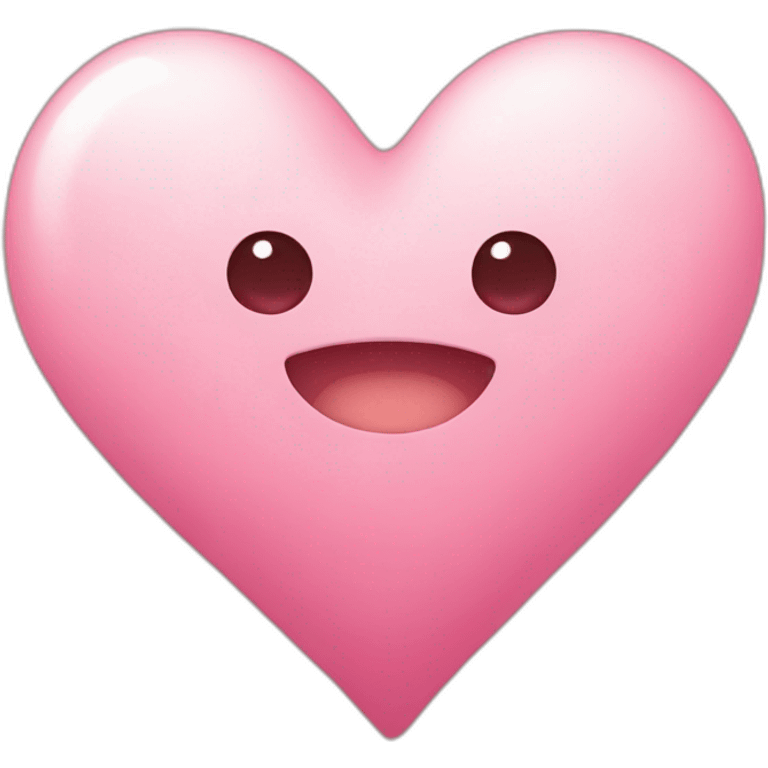 Love heart kawai emoji