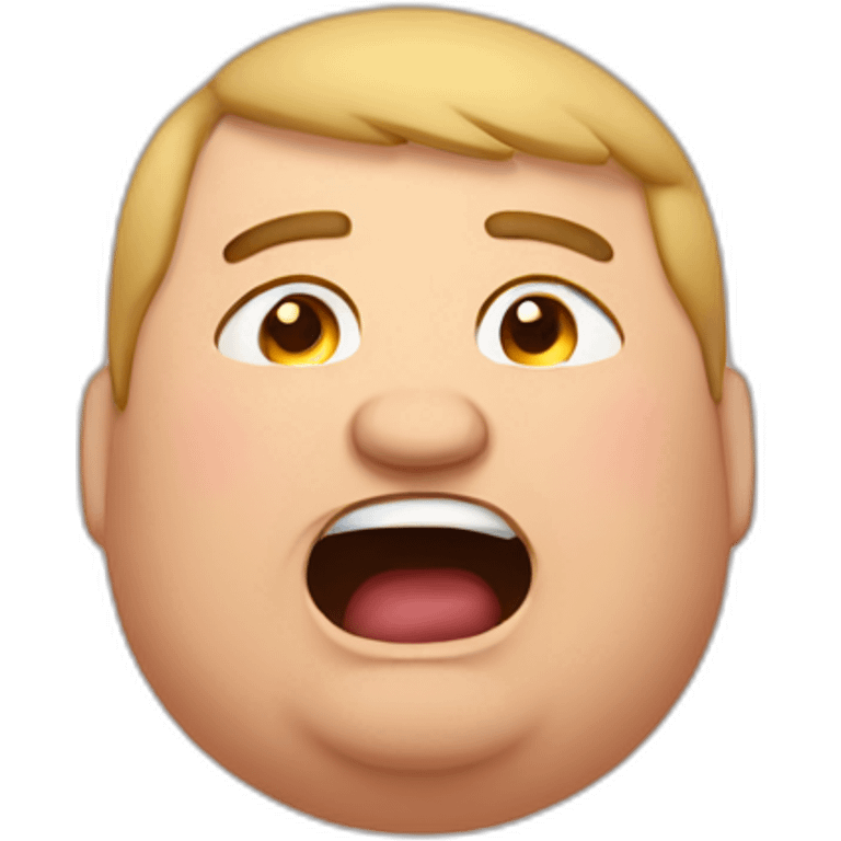 transgender fat man crying emoji