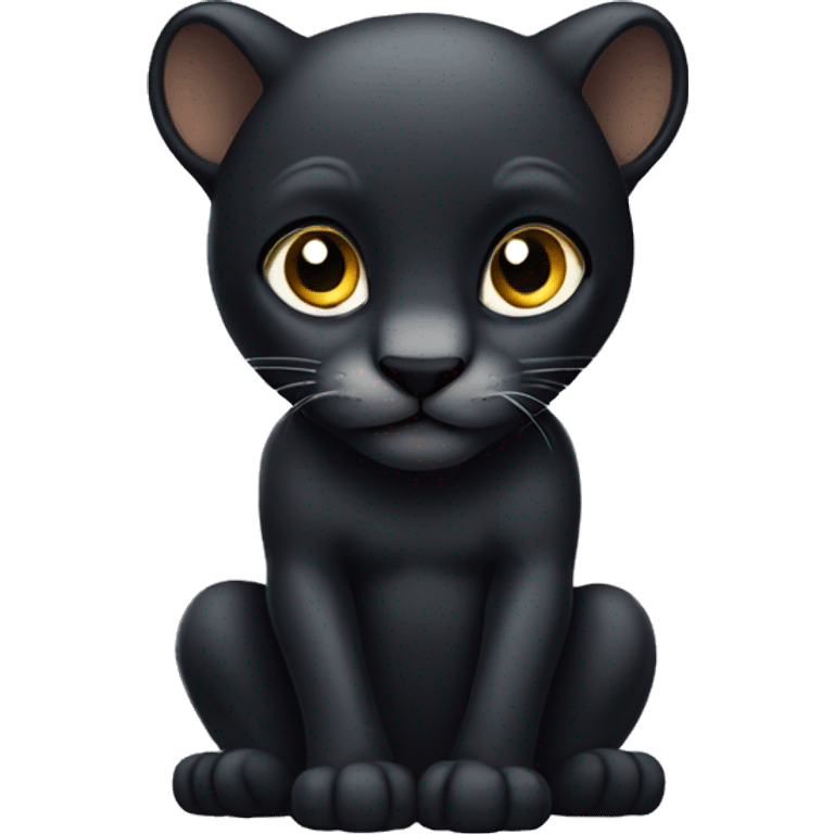 normal sitting panther emoji