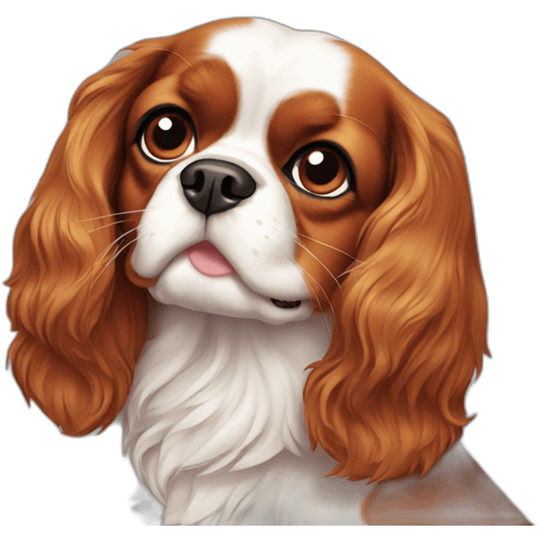 cavalier king charles spaniel  emoji