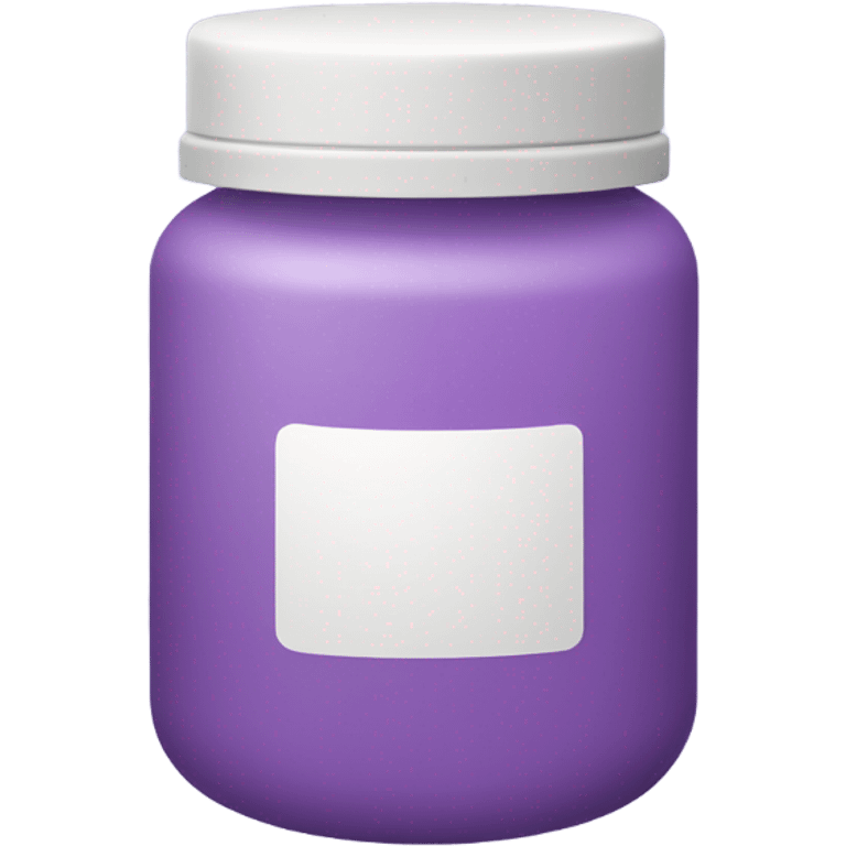 medicine container light purple emoji