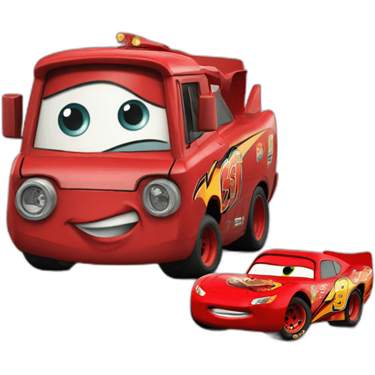 Lightning Mcqueen Kachow emoji