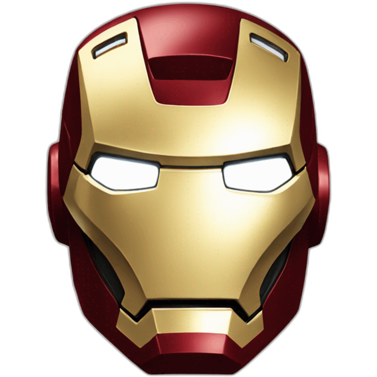 Iron man head emoji