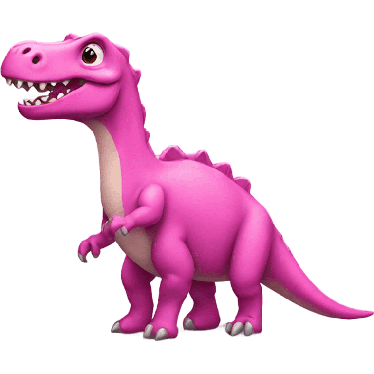 pink dino emoji