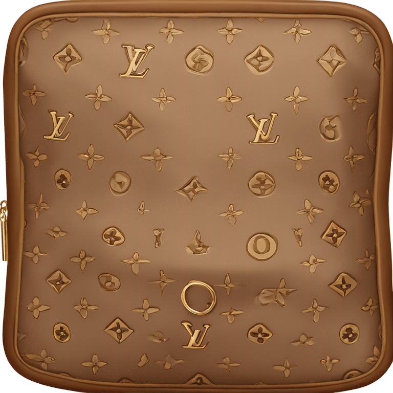 Louis Vuitton cosmetic bag  emoji