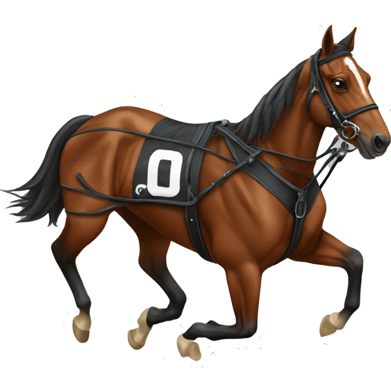 Harness racing horse emoji