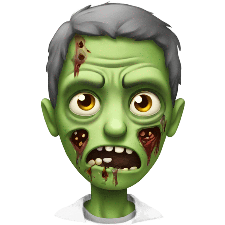 Sick zombie emoji